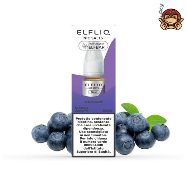 Blueberry - Liquido Pronto 10ml Sali di Nicotina - ElfLiq