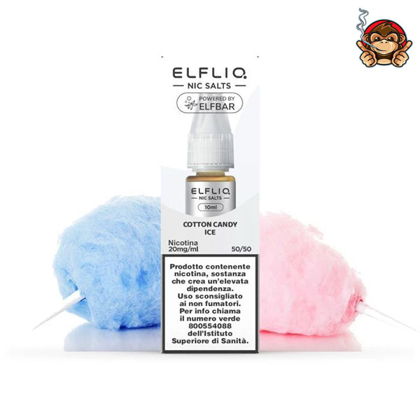 Cotton Candy Ice - Liquido Pronto 10ml Sali di Nicotina - ElfLiq