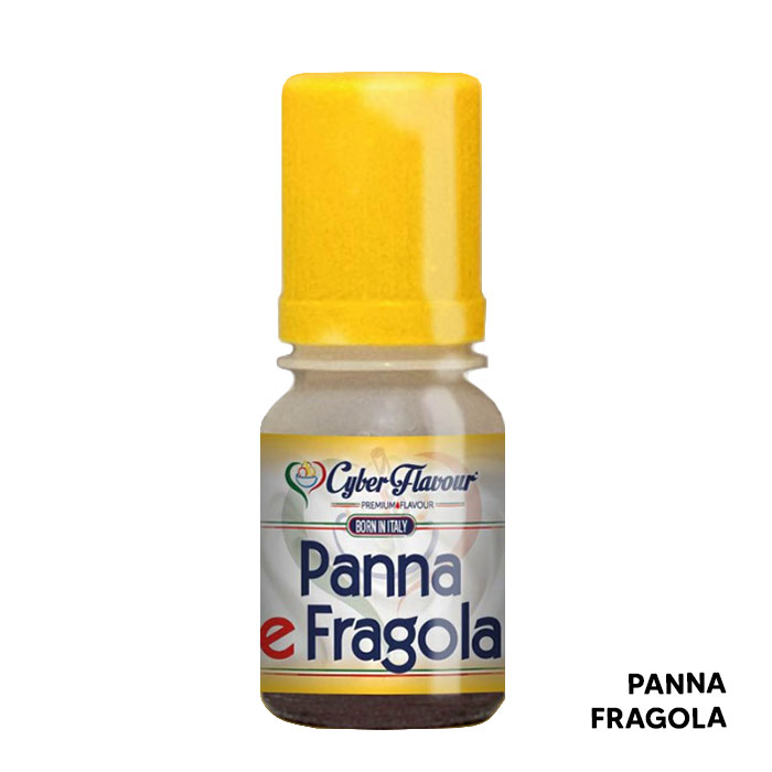 PANNA E FRAGOLA - Aroma Concentrato 10ml - Cyber Flavour