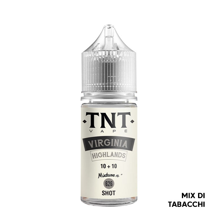 VIRGINIA HIGHLANDS - Distillati Puri - Aroma Mini Shot 10+10 - TNT Vape