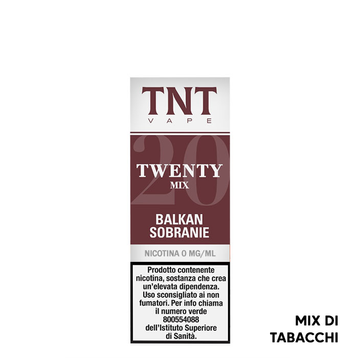 Balkan Sobranie Twenty - Liquido Pronto 10ml - Tnt Vape