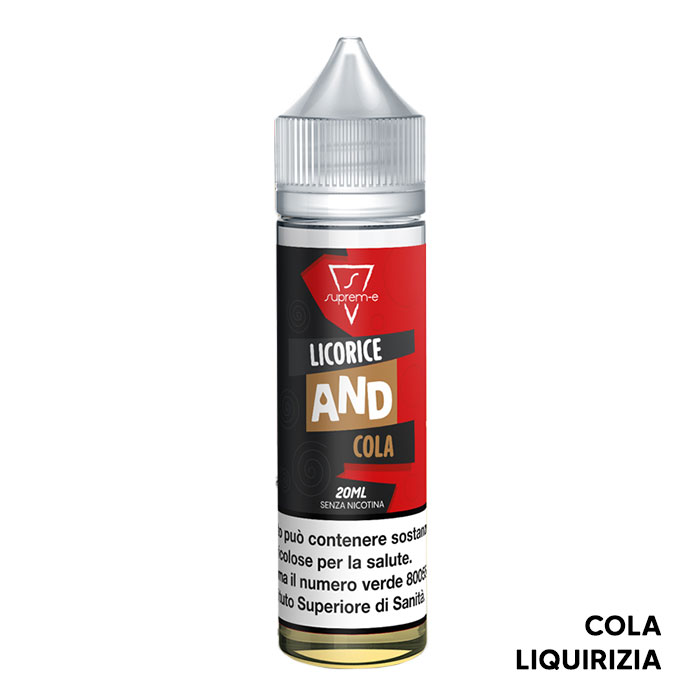 LICORICE AND COLA - Liquido Scomposto 20ml - Suprem-e