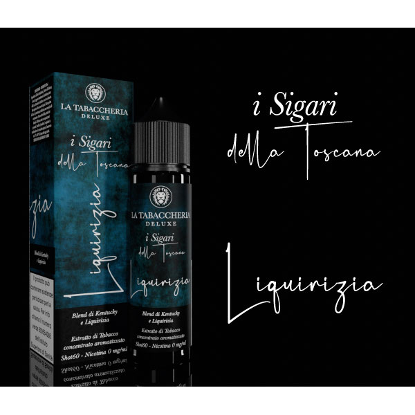 SIGARO LIQUIRIZIA - I Sigari della Toscana - Liquido Scomposto 20ml - La Tabaccheria