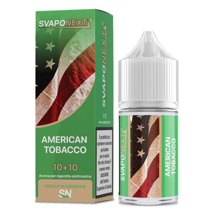 AMERICAN TOBACCO - Starter Flavour - Aroma Mini Shot 10+10 - SvapoNext