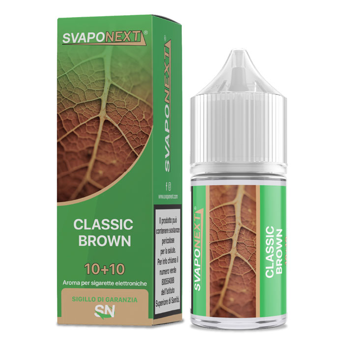 CLASSIC BROWN - Starter Flavour - Aroma Mini Shot 10+10 - SvapoNext
