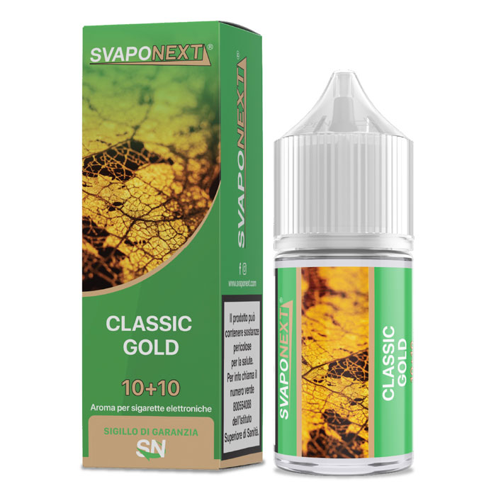 CLASSIC GOLD - Starter Flavour - Aroma Mini Shot 10+10 - SvapoNext