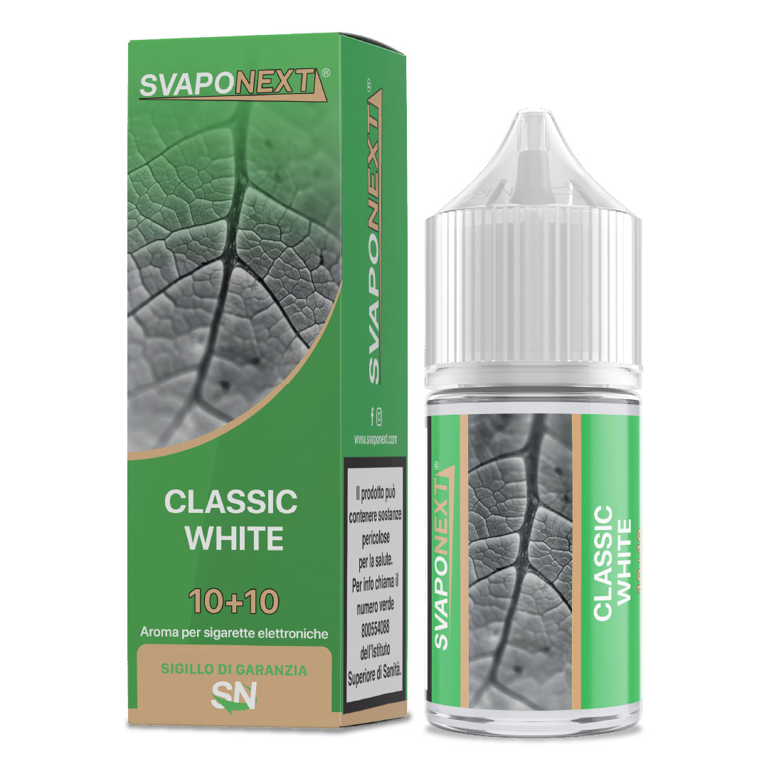 CLASSIC WHITE - Starter Flavour - Aroma Mini Shot 10+10 - SvapoNext