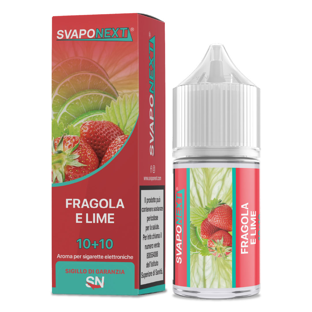 FRAGOLA E LIME - Starter Flavour - Aroma Mini Shot 10+10 - SvapoNext