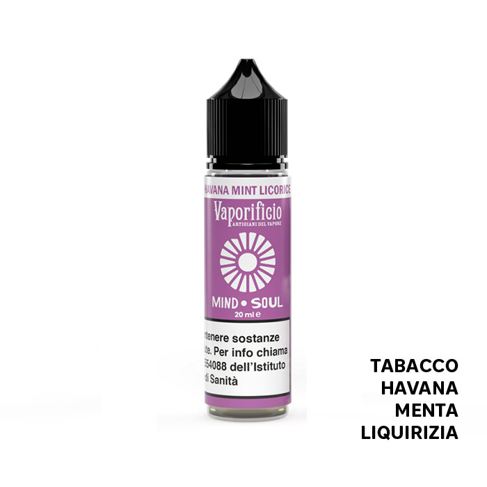 HAVANA MINT LICORICE - Mind Soul - Liquido Scomposto 20ml - Vaporificio