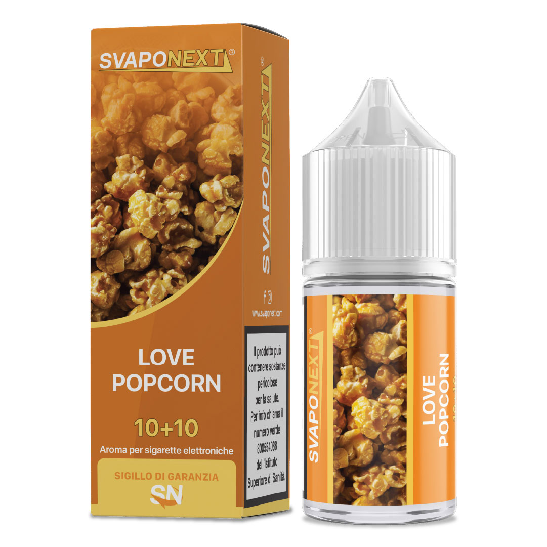 LOVE POPCORN - Starter Flavour - Aroma Mini Shot 10+10 - SvapoNext