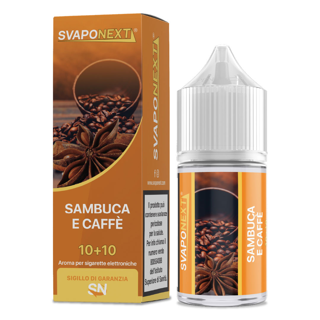 SAMBUCA E CAFFÈ - Starter Flavour - Aroma Mini Shot 10+10 - SvapoNext