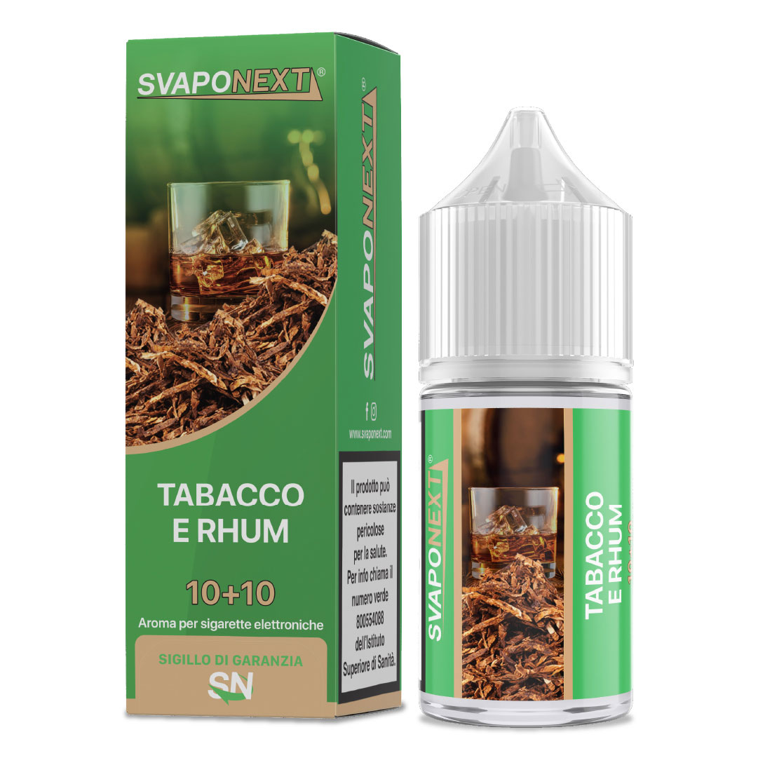 TABACCO E RHUM - Starter Flavour - Aroma Mini Shot 10+10 - SvapoNext