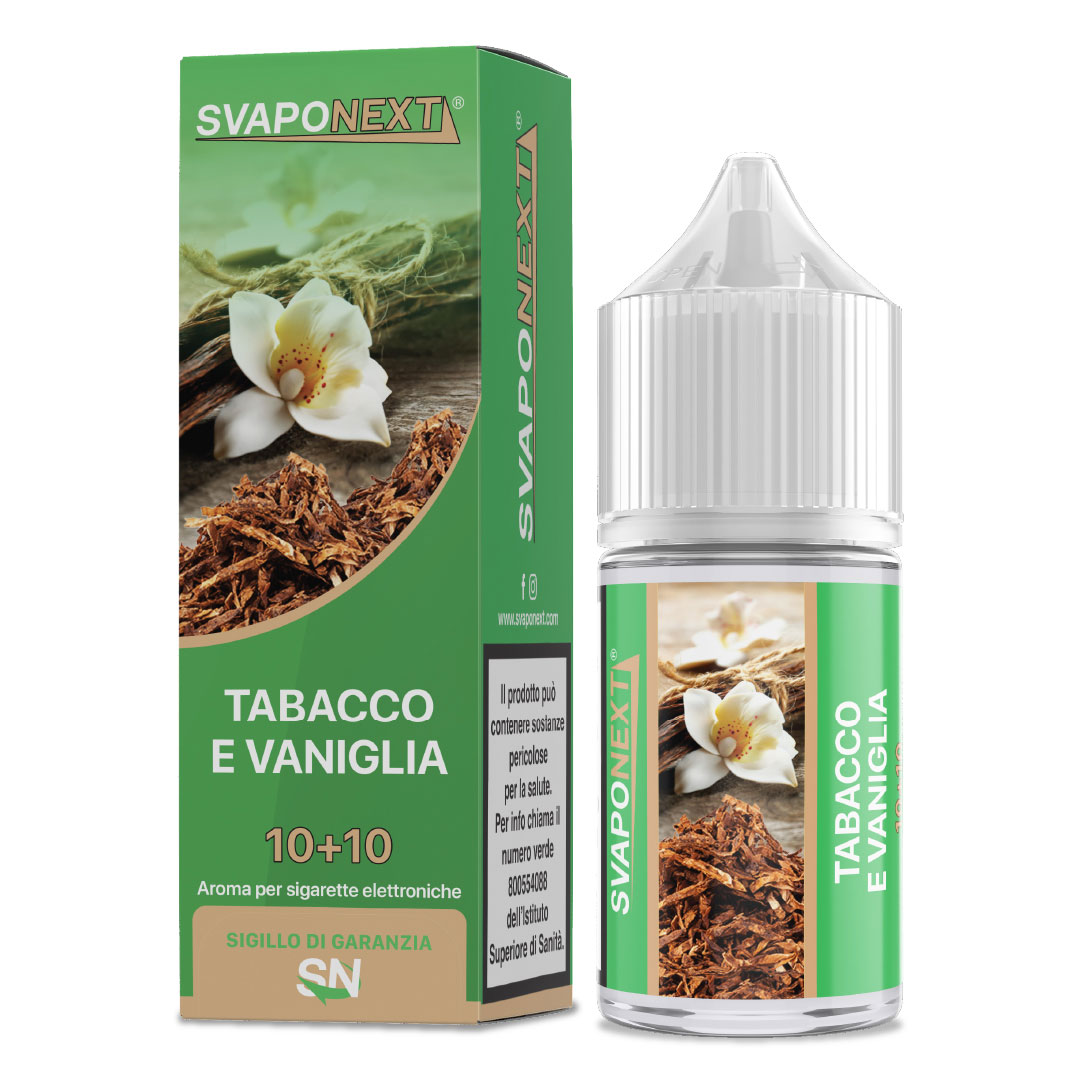 TABACCO E VANIGLIA - Starter Flavour - Aroma Mini Shot 10+10 - SvapoNext