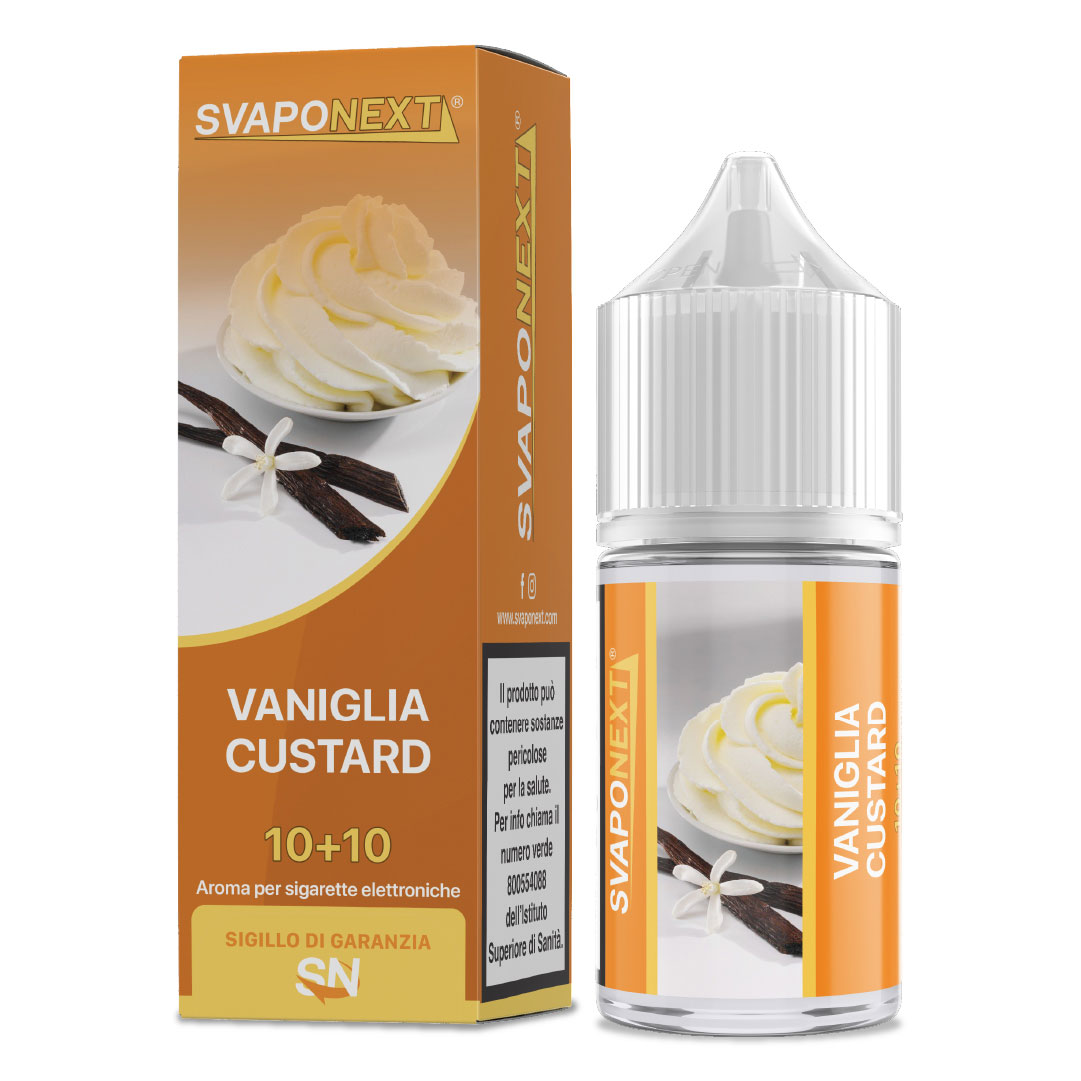 VANIGLIA CUSTARD - Starter Flavour - Aroma Mini Shot 10+10 - SvapoNext