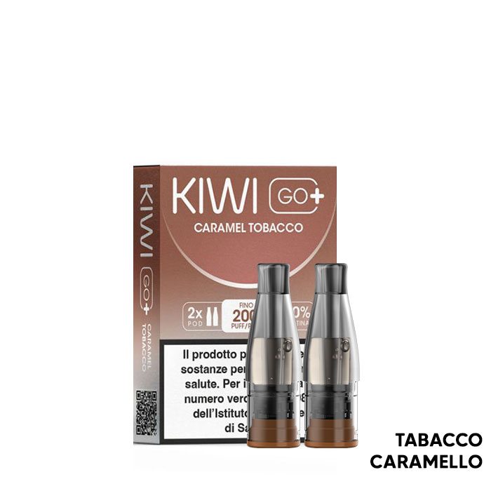 CARAMEL TOBACCO - Pod Precaricata Kiwi Go+ Plus - Kiwi Vapor