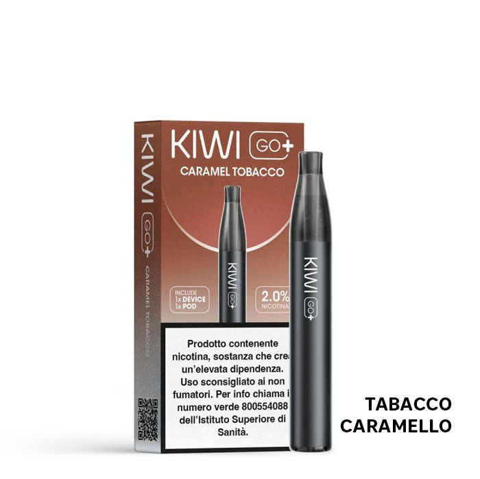 KIWI GO+ PLUS Starter Kit CARAMEL TOBACCO - Kiwi Vapor