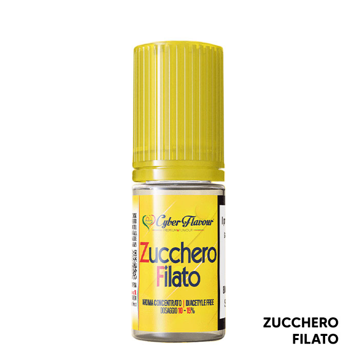 ZUCCHERO FILATO - Aroma Concentrato 10ml - Cyber Flavour