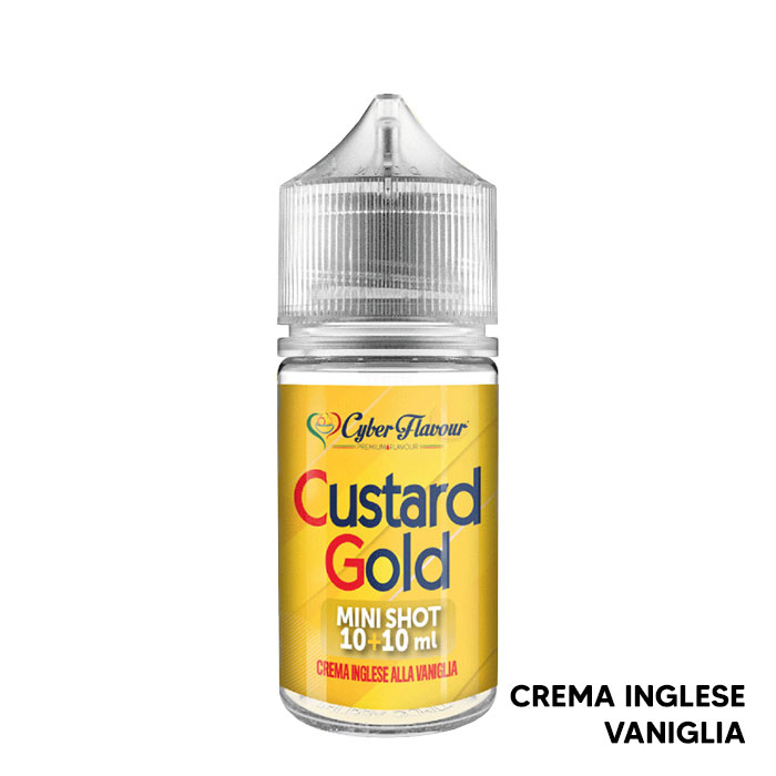 CUSTARD GOLD - Aroma Mini Shot 10+10 - Cyber Flavour