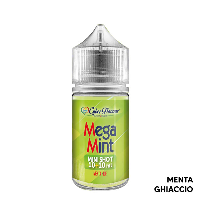 MEGA MINT - Aroma Mini Shot 10+10 - Cyber Flavour