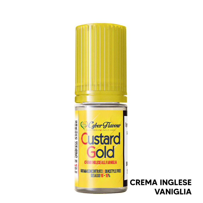 CUSTARD GOLD - Aroma Concentrato 10ml - Cyber Flavour