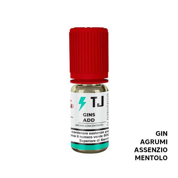 Gins Addiction - Aroma Concentrato 10ml - T-Juice