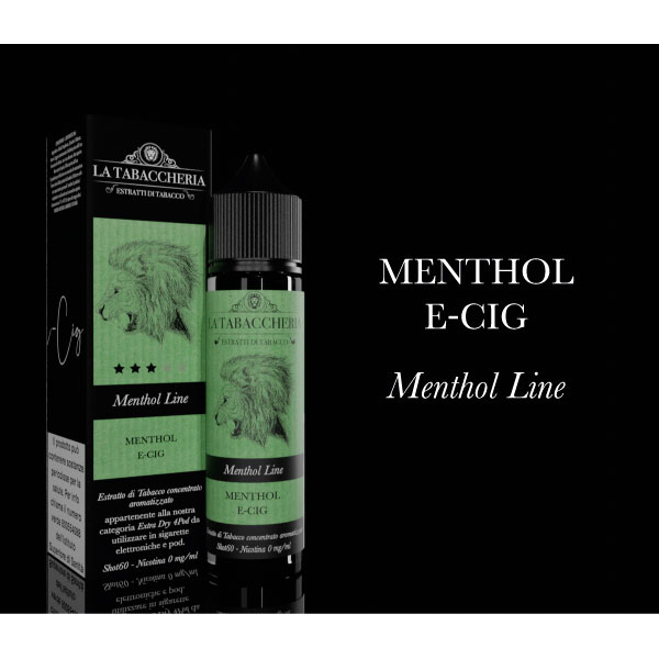 MENTHOL E-CIG - Extra Dry 4Pod - Liquido Scomposto 20ml - La Tabaccheria