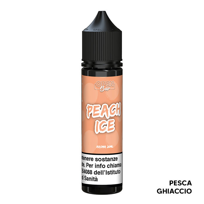 PEACH ICE - Liquido Scomposto 20ml - Open Bar