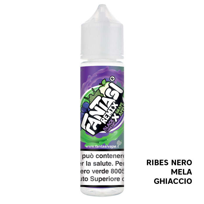 BLACKCURRANT X GRAPE APPLE - Liquido Scomposto 20ml - Fantasi Vape