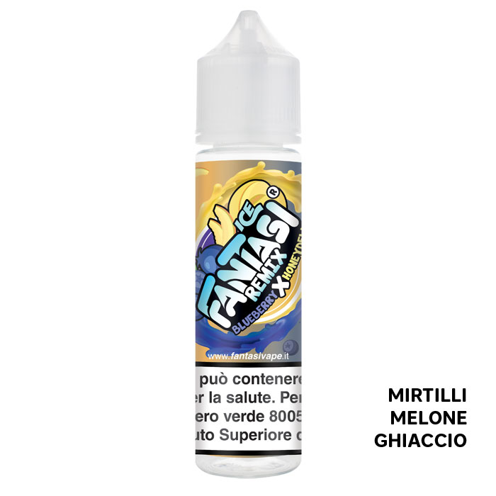 BLUEBERRY X HONEYDEW ICE - Liquido Scomposto 20ml - Fantasi Vape