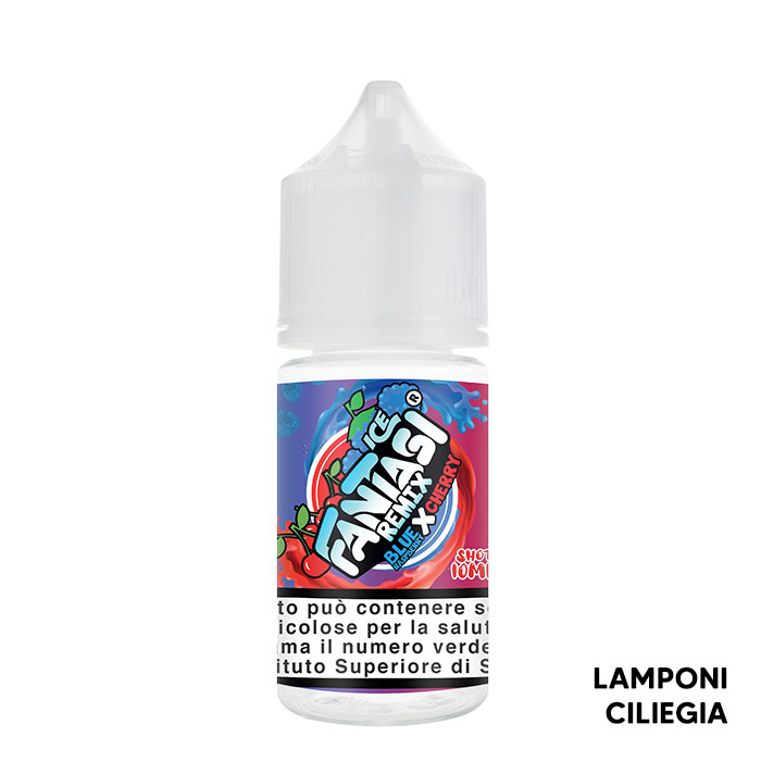 BLUE RASPBERRY X CHERRY ICE - Aroma Mini Shot 10+10 - Fantasi Vape