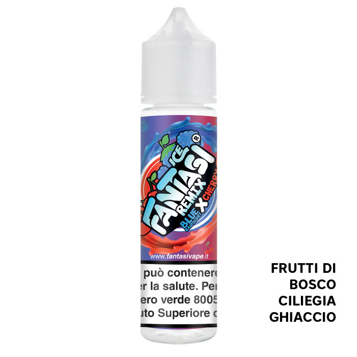 BLUE RASPBERRY X CHERRY ICE - Liquido Scomposto 20ml - Fantasi Vape