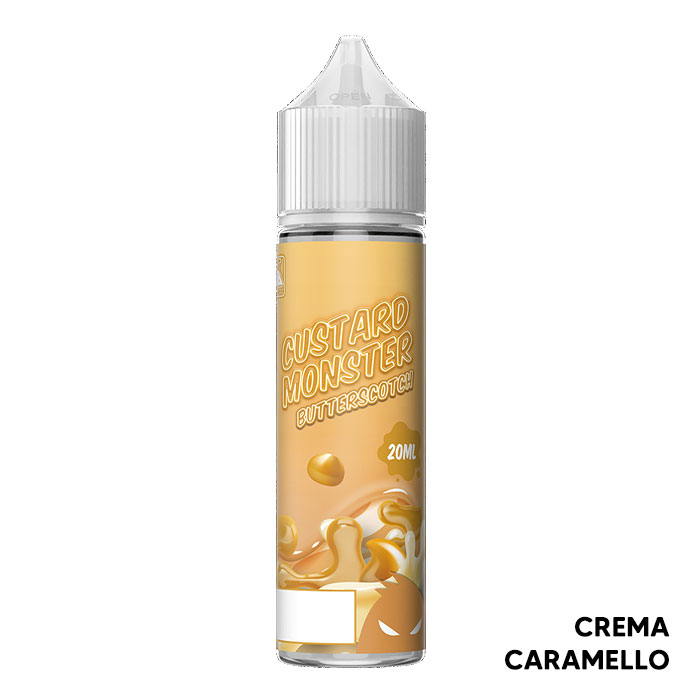 BUTTERSCOTCH CUSTARD - Custard Monster - Liquido Scomposto 20ml - Monster Vape Labs