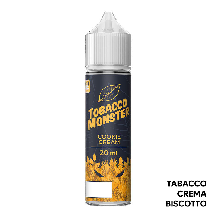 COOKIE CREAM - Tobacco Monster - Liquido Scomposto 20ml - Monster Vape Labs