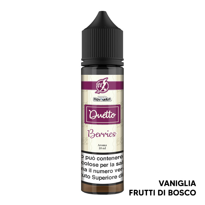 DUETTO BERRIES - High Voltage Duetto - Liquido Scomposto 20ml - Flavourart