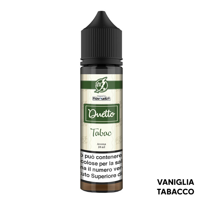 DUETTO TABAC - High Voltage Duetto - Liquido Scomposto 20ml - Flavourart