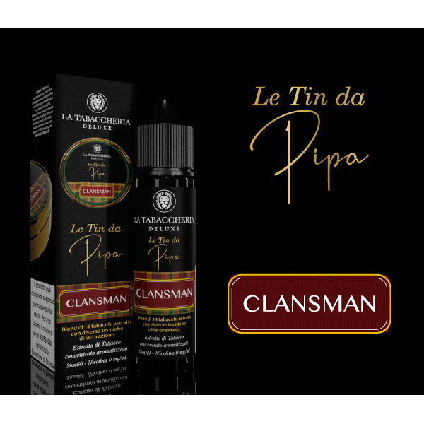 CLANSMAN - Linea Le Tin Da Pipa - Liquido Scomposto 20ml - La Tabaccheria