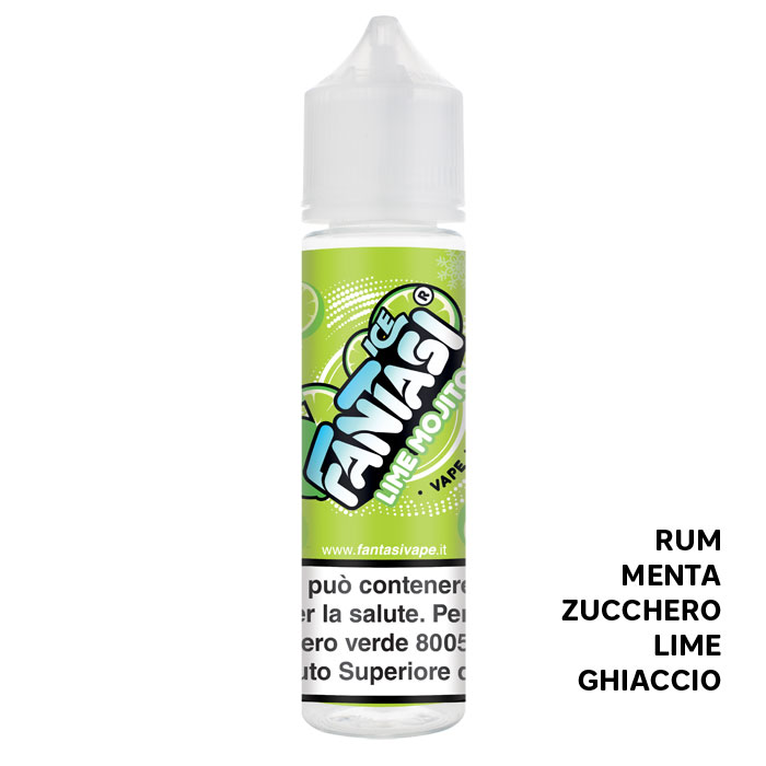 LIME MOJITO ICE - Liquido Scomposto 20ml - Fantasi Vape