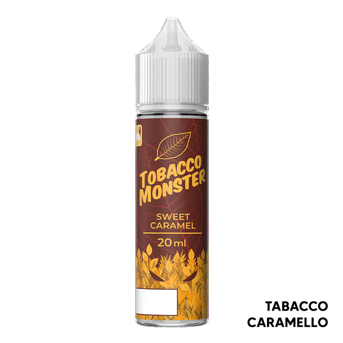 SWEET CARAMEL - Tobacco Monster - Liquido Scomposto 20ml - Monster Vape Labs