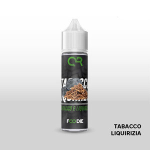 TABACCO E LIQUIRIZIA - Foodie - Liquido Scomposto 20ml - QR Flavour