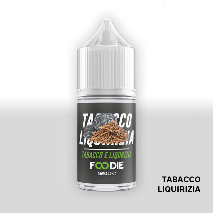 TABACCO E LIQUIRIZIA - Foodie - Aroma Mini Shot 10+10 - QR Flavour