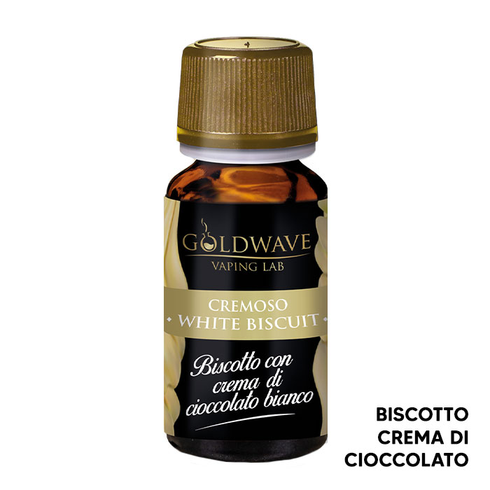 WHITE BISCUIT - Cremosi - Aroma Concentrato 10ml - Goldwave