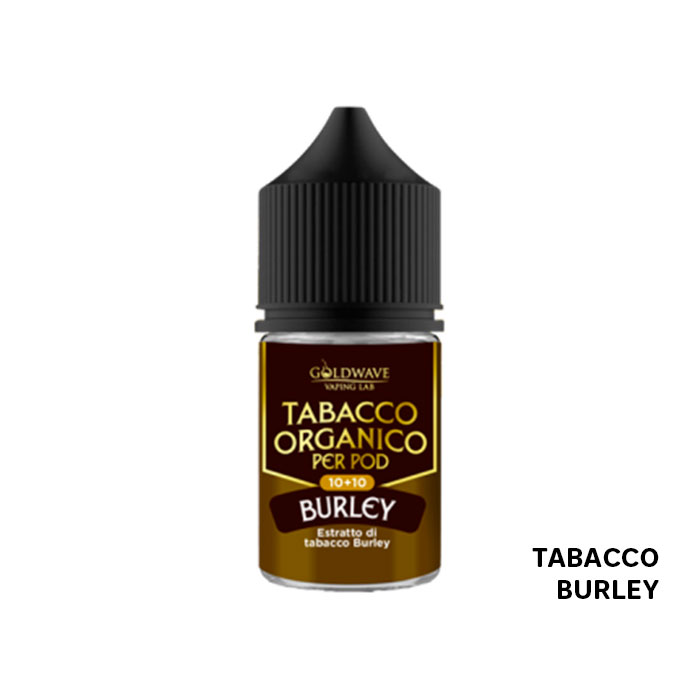 BURLEY - Tabacco Organico per Pod - Aroma Mini Shot 10+10 - Goldwave