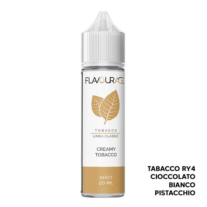 CREAMY TOBACCO - Classic - Liquido Scomposto 20ml - Flavourage