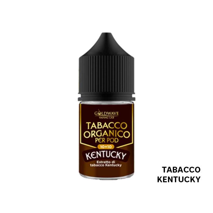 KENTUCKY - Tabacco Organico per Pod - Aroma Mini Shot 10+10 - Goldwave