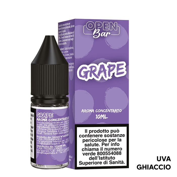 Grape - Aroma Concentrato 10ml - Open Bar